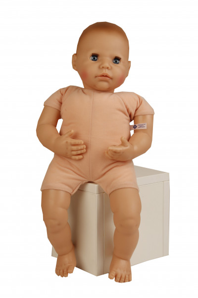 Schildkröt Manufaktur Baby Julchen 52 cm Malhaar, blaue Schlafaugen, Kleidung winterlich Limitierter Zeitrabatt