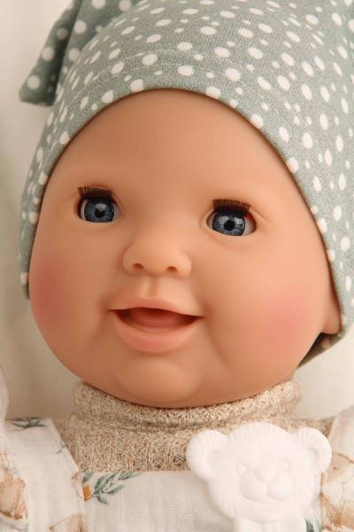 Schildkröt Manufaktur Schnullerbaby Lenchen 37 cm, Malhaar, blaue Schlafaugen, Füchschen Fabrik Onlineshop