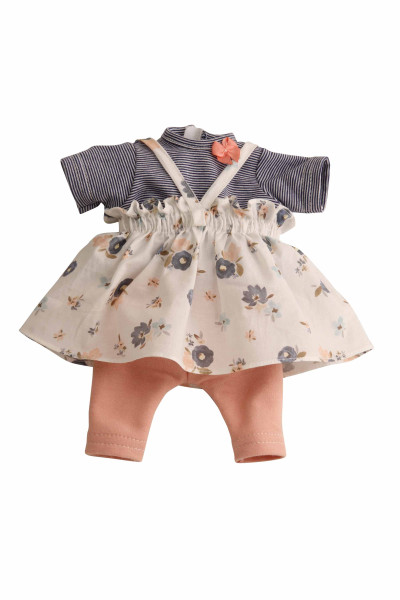 Schildkröt Manufaktur Kleidung zu Puppe Schlummerle 32 cm, sommerlich mit Blumendruck