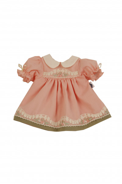 Schildkröt Manufaktur Kleid für Stehpuppe 25 cm, rose Sommerkleid