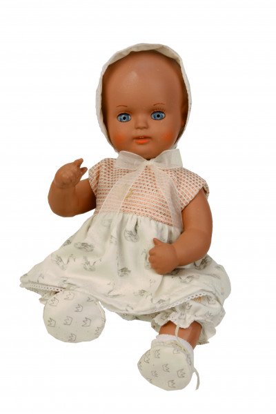 Schildkröt Manufaktur Schwanenkleid zu Baby Strampelchen 31+35+40+45 cm weiss/altgold Kauf eins, bekomm eins gratis