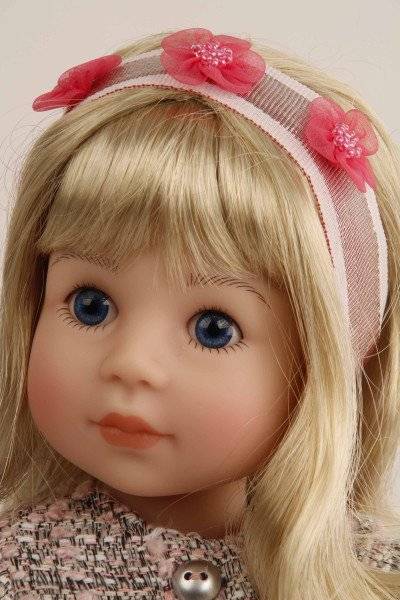 Schildkröt Manufaktur Stehpuppe Yella 46 cm blonde Haare, festliche Kleidung Letzter Tag