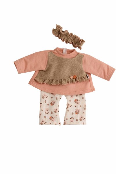 Schildkröt Manufaktur Kleidung zu Susi/Hanni/Amy 45 cm rose/braun