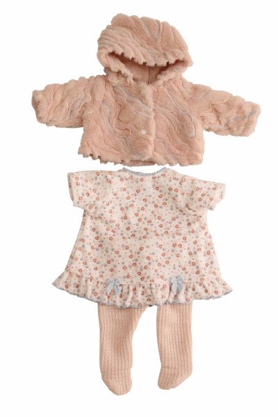 Schildkröt Manufaktur Kleidung zu Baby Amy 45 cm rose winterlich