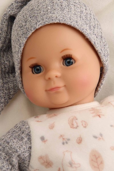 Schildkröt Manufaktur Kleidung zu Puppe Schlummerle 32 cm, Nickyoverall weiss/blau Bis zu 55% Rabatt