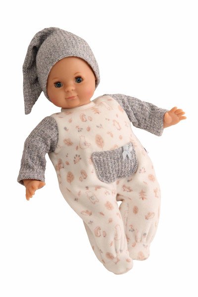 Schildkröt Manufaktur Kleidung zu Puppe Schlummerle 32 cm, Nickyoverall weiss/blau Bis zu 55% Rabatt
