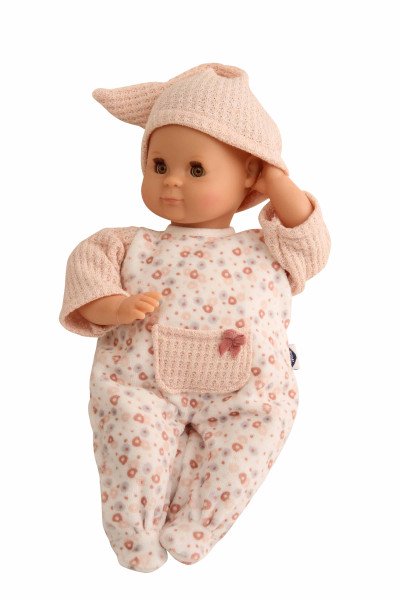 Schildkröt Manufaktur Kleidung zu Puppe Schlummerle 32 cm, Nickyoverall weiss/rose Discount Store für neue Produkte