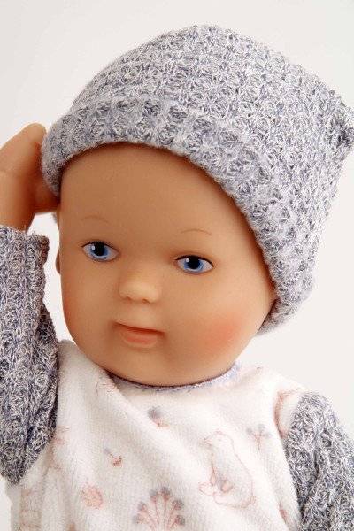 Schildkröt Manufaktur Kleidung zu Puppe Mein 1. Baby 28 cm Overall blau/weiss Super Rabatt