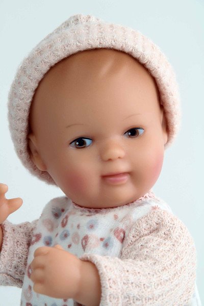 Schildkröt Manufaktur Kleidung zu Puppe Mein 1. Baby 28 cm Overall rose/weiss Riesige Rabatte