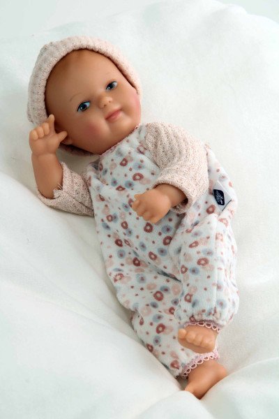 Schildkröt Manufaktur Kleidung zu Puppe Mein 1. Baby 28 cm Overall rose/weiss Riesige Rabatte
