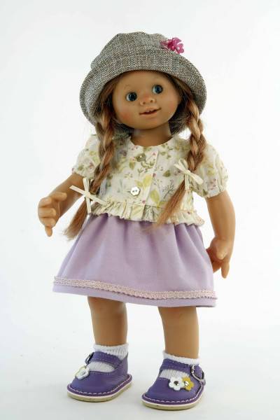 Schildkröt Manufaktur Puppe Müller-Wichtel Frieda 30 cm rote Haare, Sommerkleid Fabrik Onlineshop