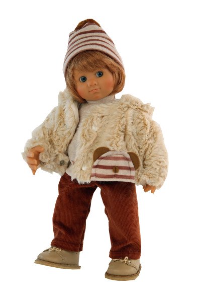 Schildkröt Manufaktur Puppe Müller-Wichtel Sam 30 cm rote Haare, Winterkleidung