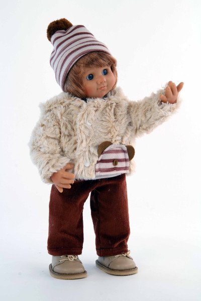 Schildkröt Manufaktur Puppe Müller-Wichtel Sam 30 cm rote Haare, Winterkleidung Jubiläumsangebot