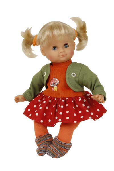 Schildkröt Manufaktur Kleidung zu Puppe Schlummerle 32 cm, Kleidung Pilzchen Blitzangebot
