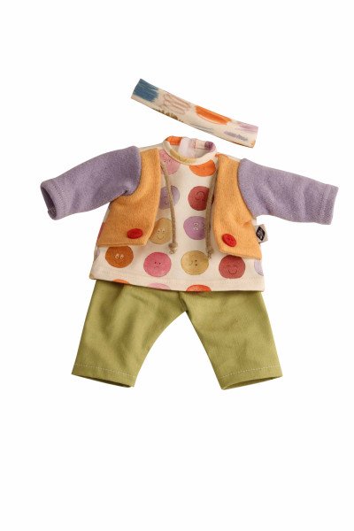 Schildkröt Manufaktur Kleidung zu Puppe Schlummerle 32 cm, Smiley-Kleidung