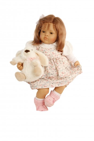 Schildkröt Manufaktur Baby Melissa 50 cm von Natali Blick rote Haare, Kleidung rot/weiss/blau
