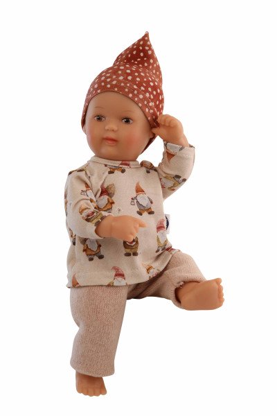 Schildkröt Manufaktur Kleidung zu Puppe Mein 1. Baby 28 cm rose/braun mit Wichteln Limitierter Zeitrabatt