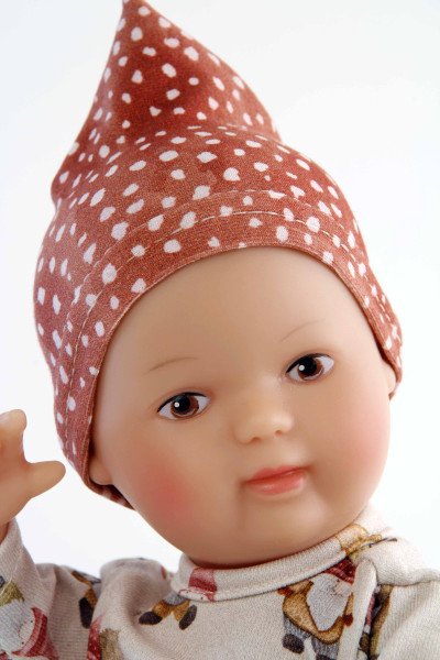 Schildkröt Manufaktur Kleidung zu Puppe Mein 1. Baby 28 cm rose/braun mit Wichteln Limitierter Zeitrabatt