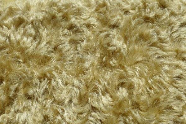 Schildkröt Manufaktur Mohairplüsch 15mm olivbraun gelockt
