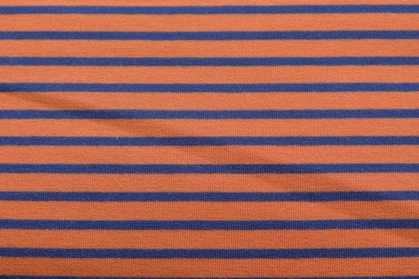 Schildkröt Manufaktur Stoff Trikot orange/gestreift