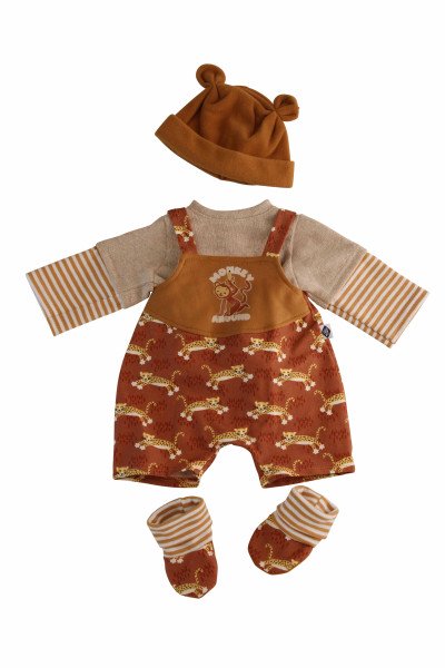 Schildkröt Manufaktur Kleidung zu Puppe 52 cm Peterle/Klara/Elli/Julchen Safari-Look