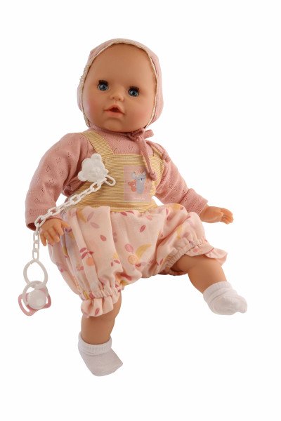 Schildkröt Manufaktur Kleidung zu Baby Amy 45 cm rose mit Früchten Versandkostenfrei