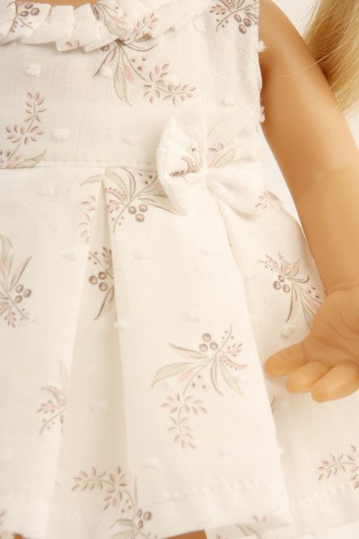 Schildkröt Manufaktur Puppe Müller-Wichtel Emma 30 cm blonde Haare, Kleidung festlich Lagerräumung
