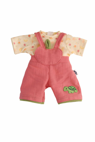 Schildkröt Manufaktur Kleidung zu Puppe Schlummerle 32 cm, rose/gelb/grün