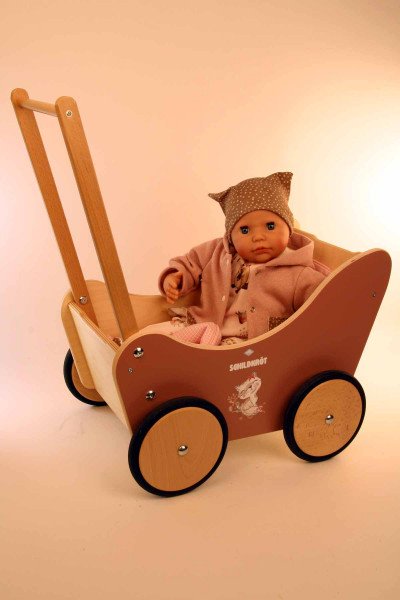 Schildkröt Manufaktur Baby Julchen 52 cm Malhaar, blaue Schlafaugen, Kleidung Biber Neueste Stile