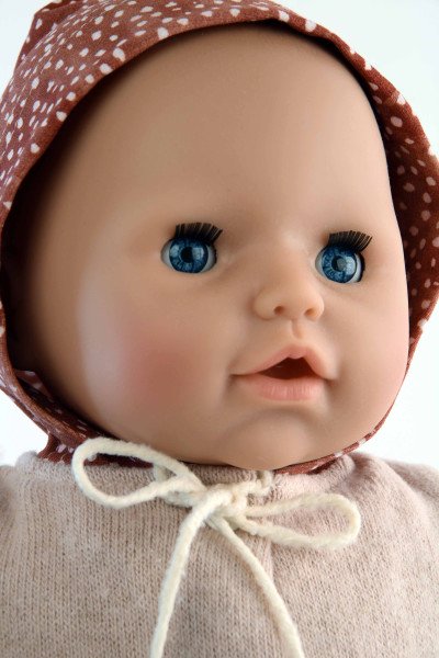 Schildkröt Manufaktur Baby Amy 45 cm mit Schnuller, Malhaar,blaue Schlafaugen, Kleidung rose Wichtel Discount Store für neue Produkte