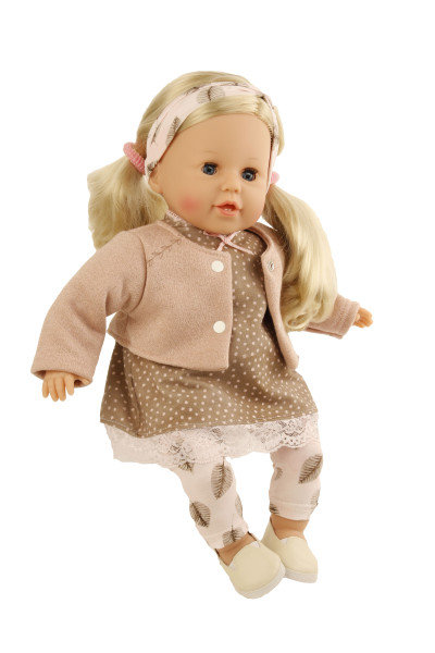 Schildkröt Manufaktur Kleidung zu Susi/Hanni/Amy 45 cm weiss/rose/braun Rabatte dieses Monats