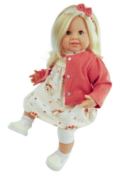 Schildkröt Manufaktur Kleidung zu Puppe 52 cm Klara/Elli/Julchen rose/rot Begrenztes Angebot