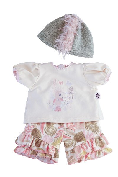 Schildkröt Manufaktur Kleidung zu Puppe 37 cm Schlummerle/Strampelchen/Lenchen grün/blau/braun/rose Top Angebot