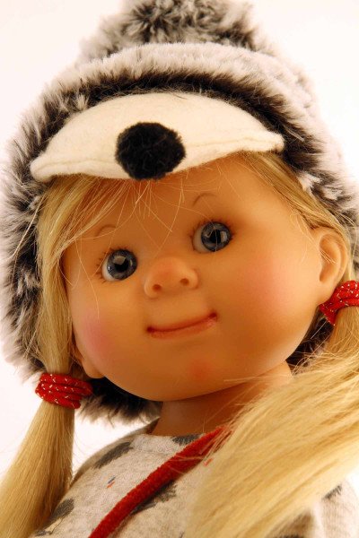Schildkröt Manufaktur Puppe Müller-Wichtel Mona 30 cm blonde Haare, Igel-Kleidung Große Rabatte