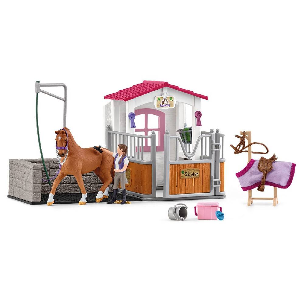 Schleich Waschplatz mit Pferdebox Blitzverkäufe