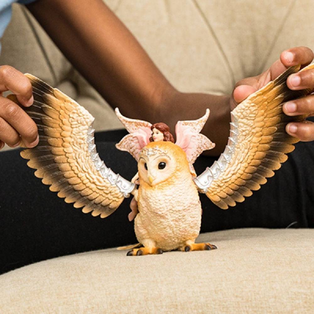 Schleich Elfe auf Glitzer-Eule Großer Ausverkauf