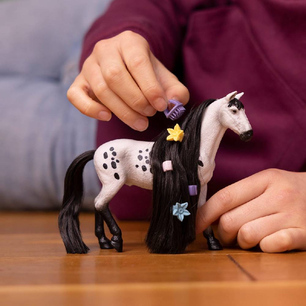 Schleich Beauty Horse Knabstrupper Hengst Lagerräumung