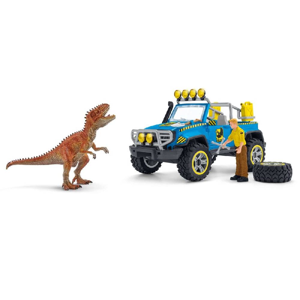 Schleich Geländewagen mit Dino-Außenposten Fabrikpreis