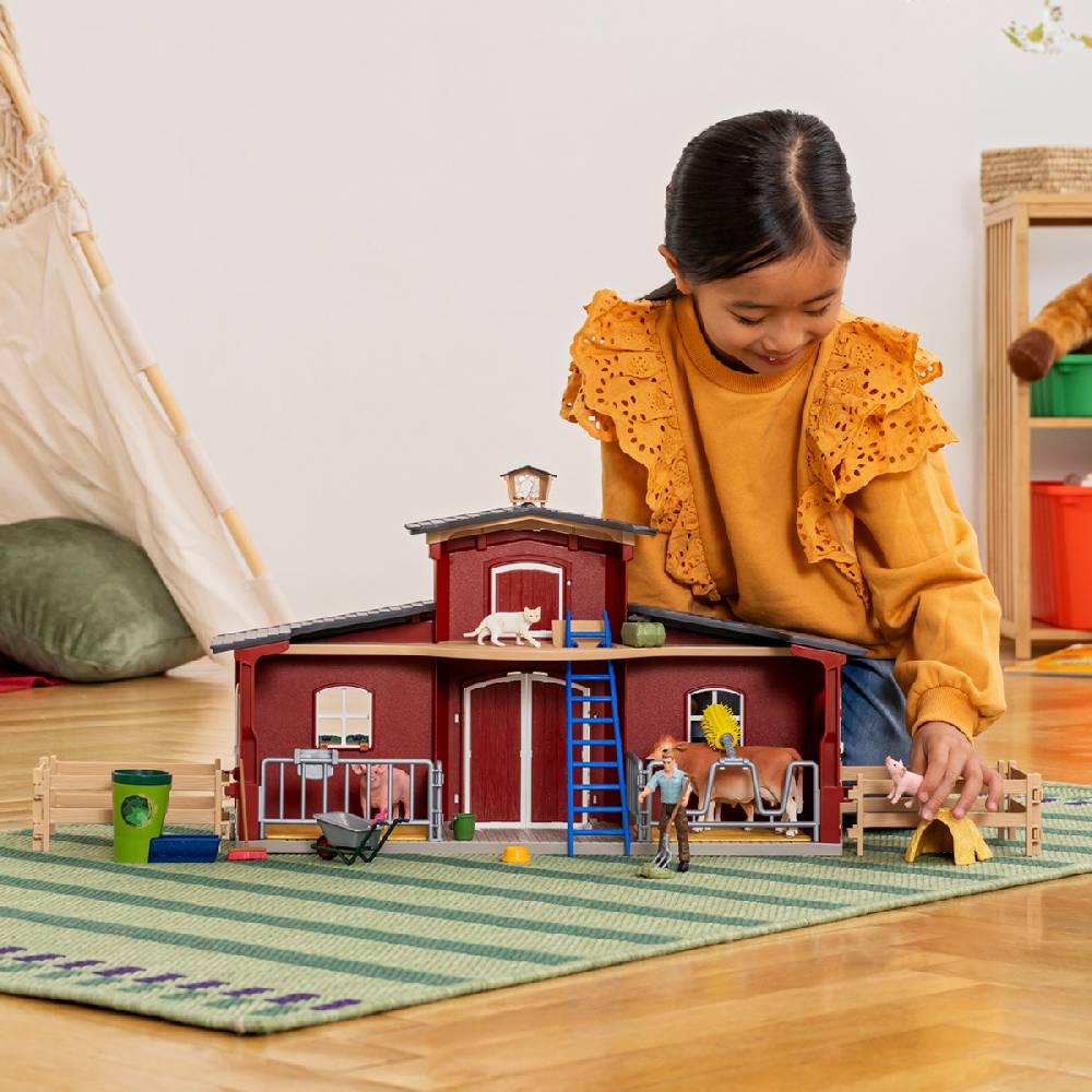 Schleich Große Farm mit Tieren und Zubehör Discount Store für neue Produkte