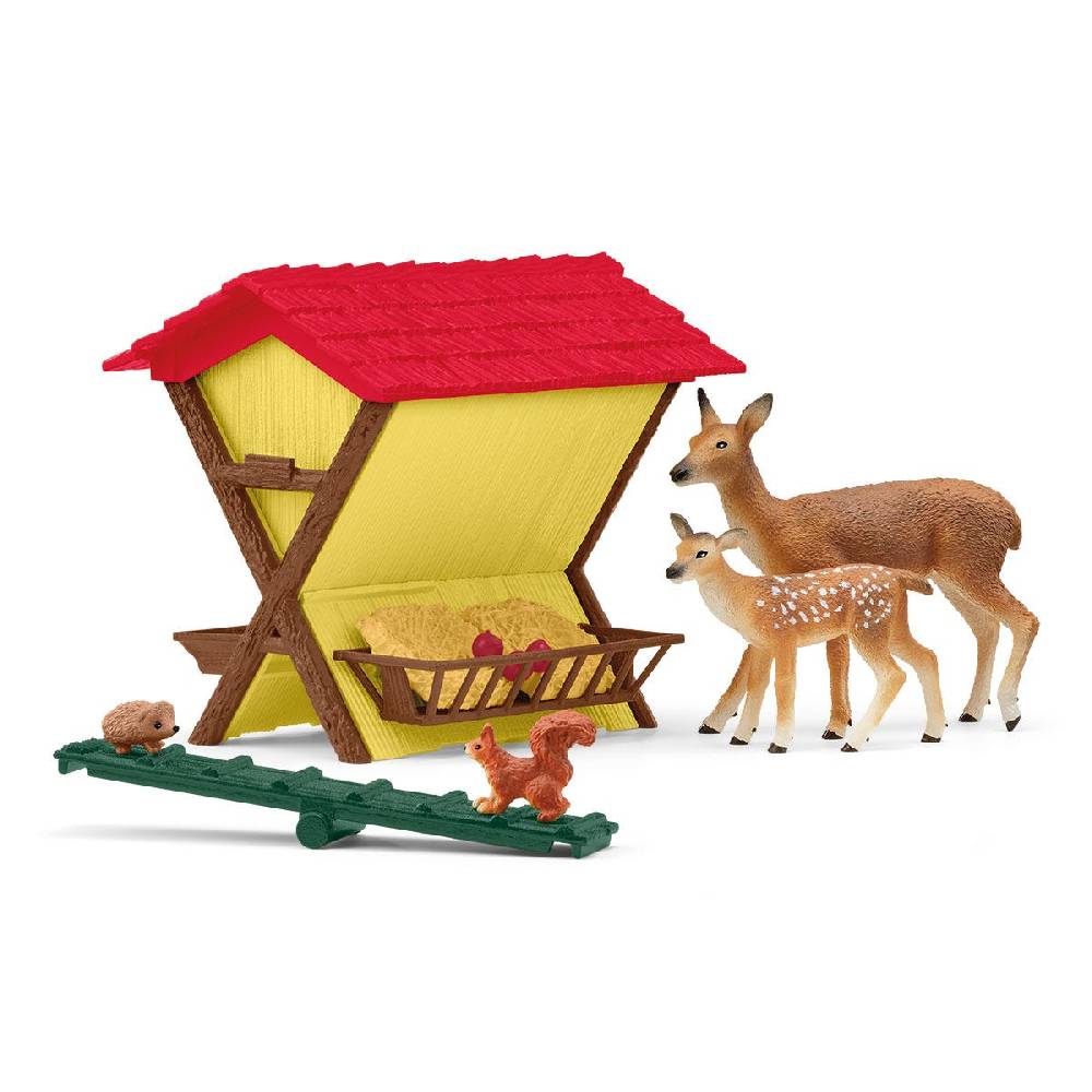 Schleich Fütterung der Waldtiere Riesige Rabatte
