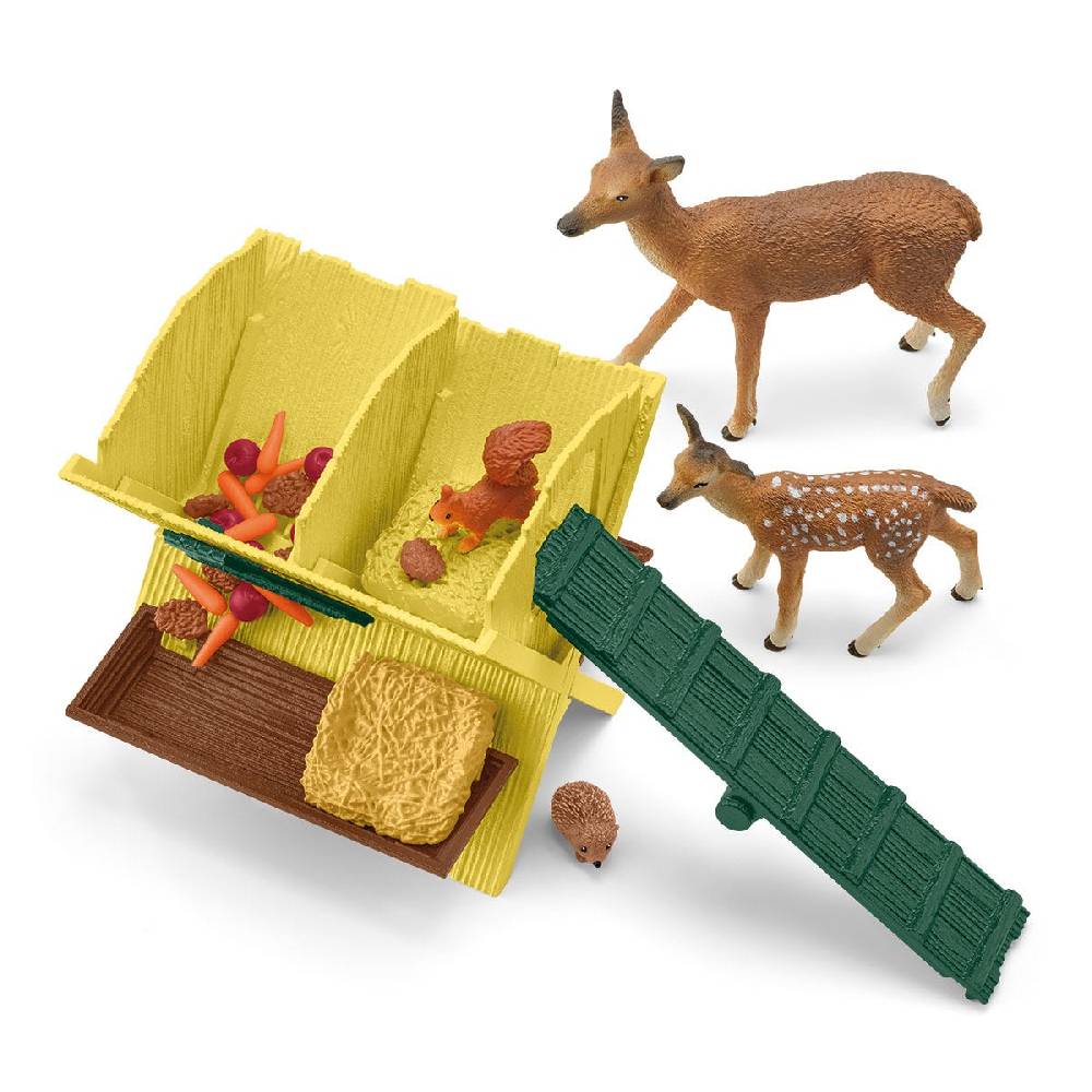 Schleich Fütterung der Waldtiere Riesige Rabatte