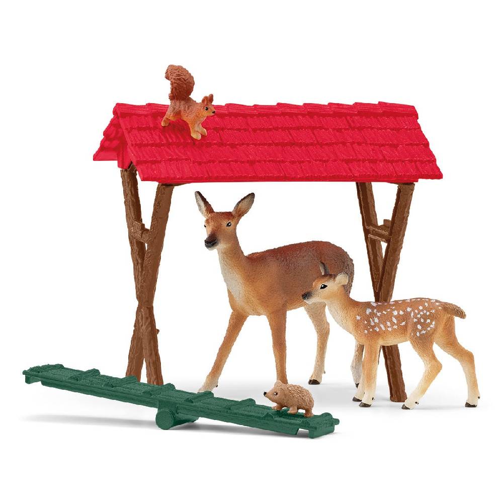 Schleich Fütterung der Waldtiere Riesige Rabatte