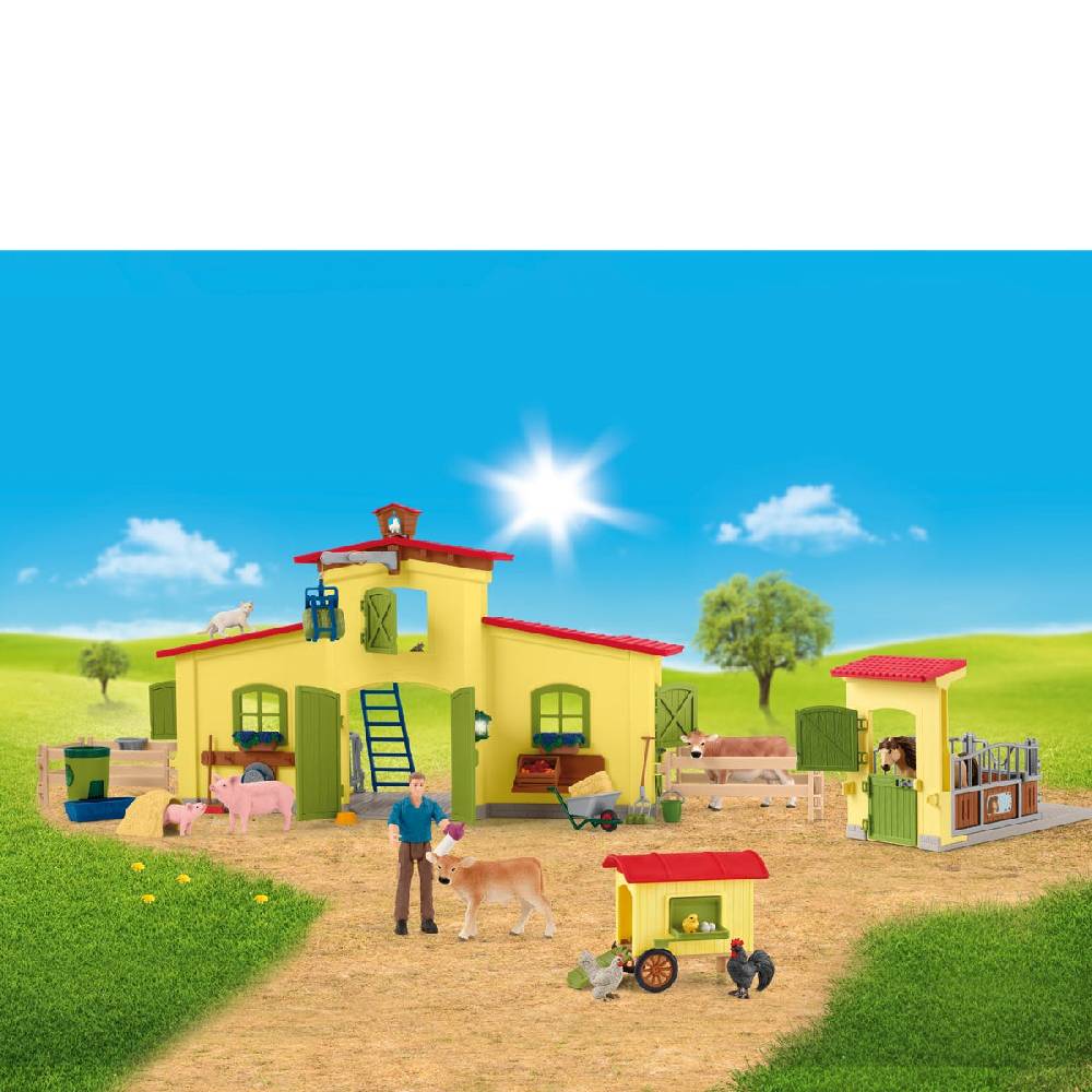 Schleich Farm mit Hühnerstall und Pferdestall Online