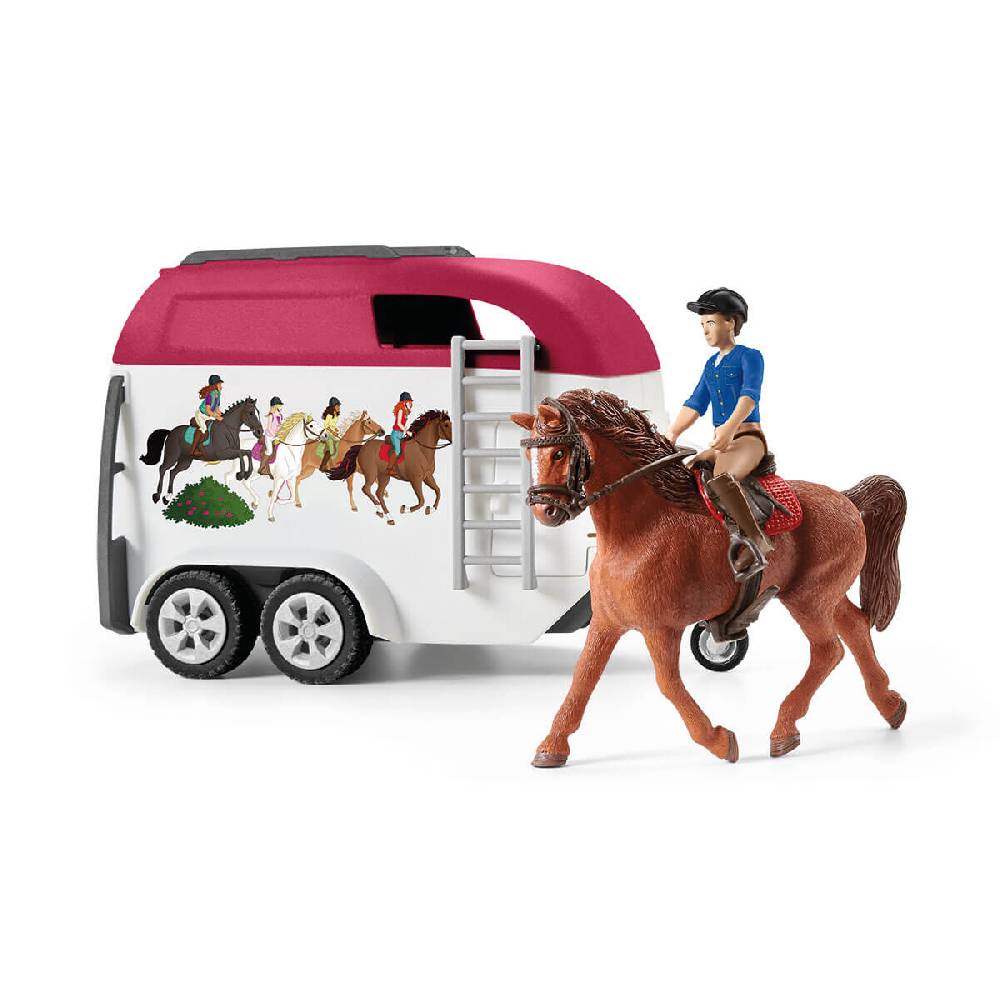 Schleich Abenteuer mit Auto und Pferdeanhänger Fabrikverkauf