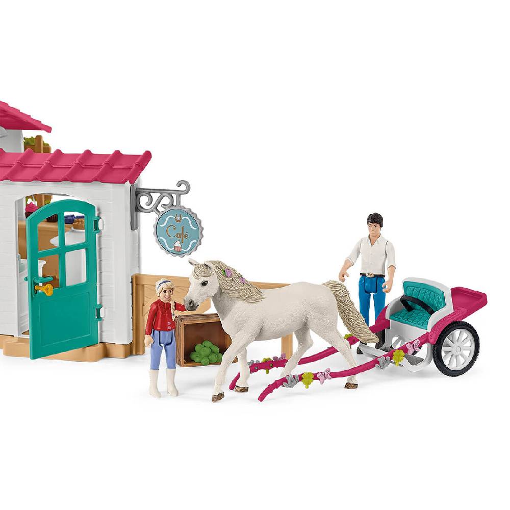 Schleich Kutschfahrt zum Reiter-Café Kostenloser Versand