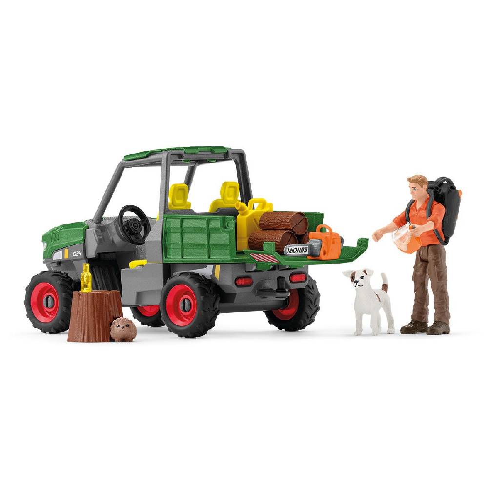 Schleich Waldbauer mit Fahrzeug Valentinstagsangebot