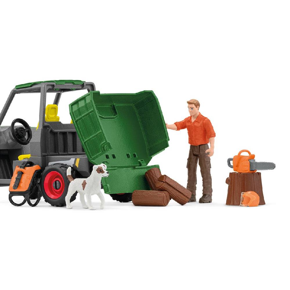 Schleich Waldbauer mit Fahrzeug Valentinstagsangebot