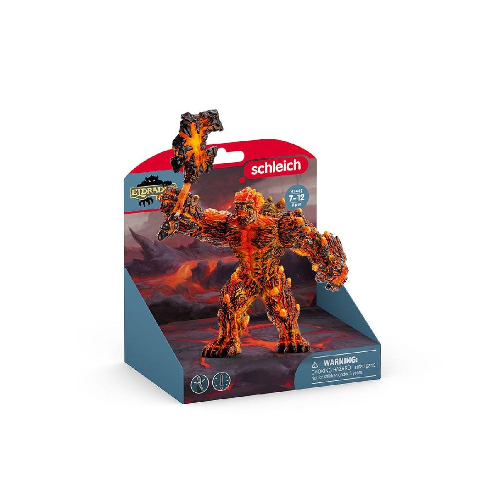 Schleich Lava Golem mit Waffe Große Rabatte