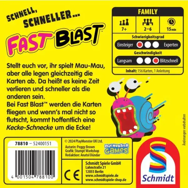 Schmidt Spiele Fast Blast™, Kartenspiel Bis zu 65% Rabatt