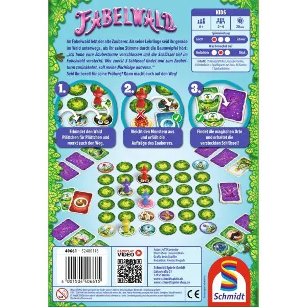 Schmidt Spiele Fabelwald, Kinderspiel Sonderangebot der Fabrik
